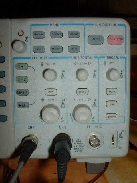 Die
Bedienelement des DS1022C
